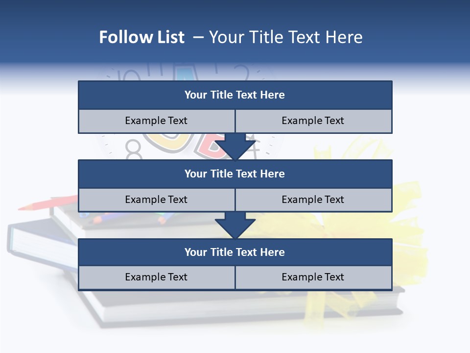 Isolated Pencil Teacher PowerPoint Template