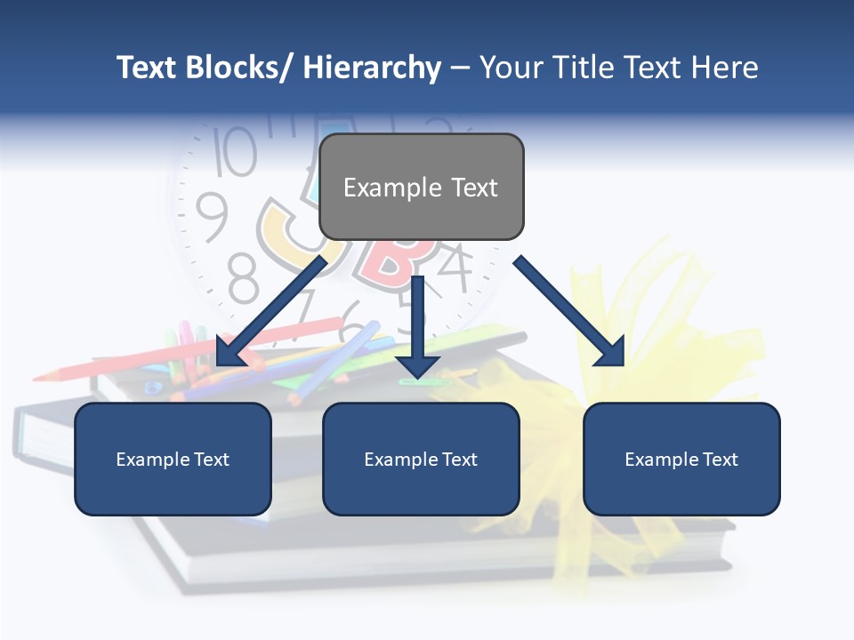 Isolated Pencil Teacher PowerPoint Template