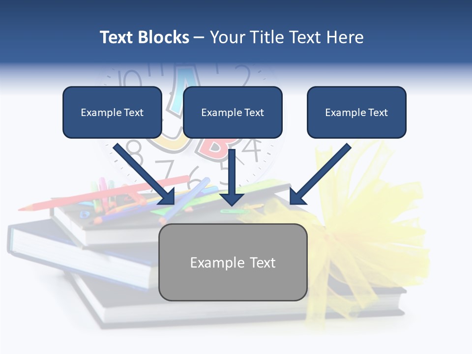 Isolated Pencil Teacher PowerPoint Template
