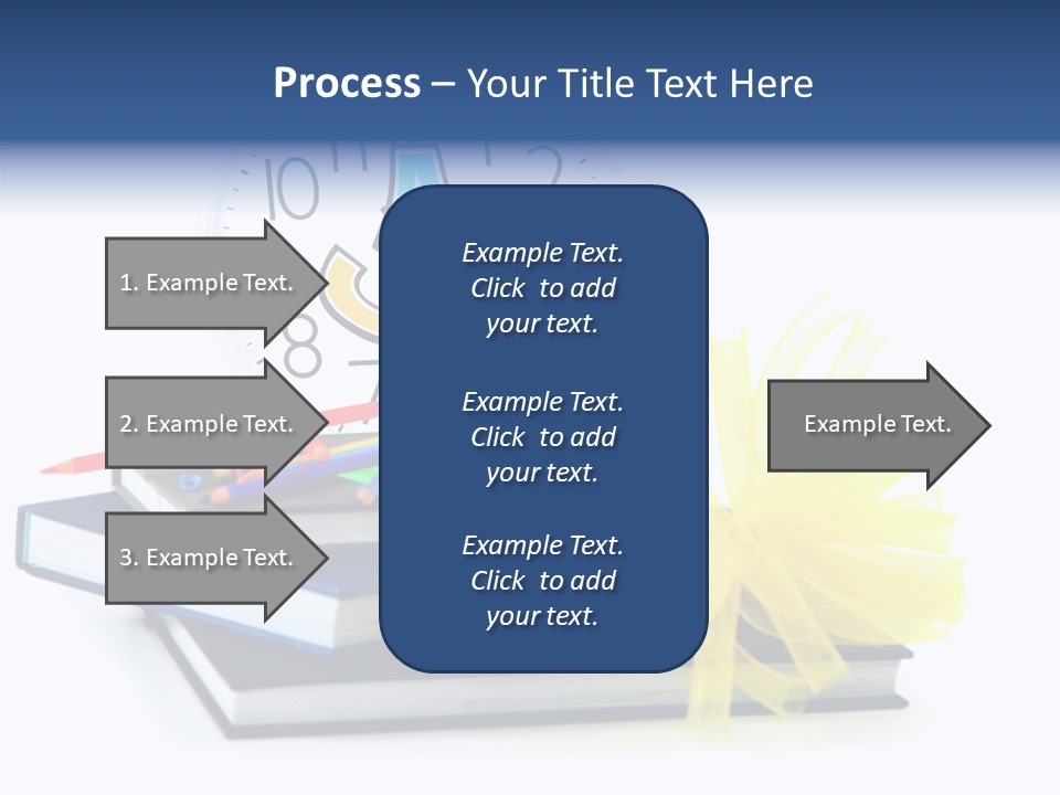 Isolated Pencil Teacher PowerPoint Template