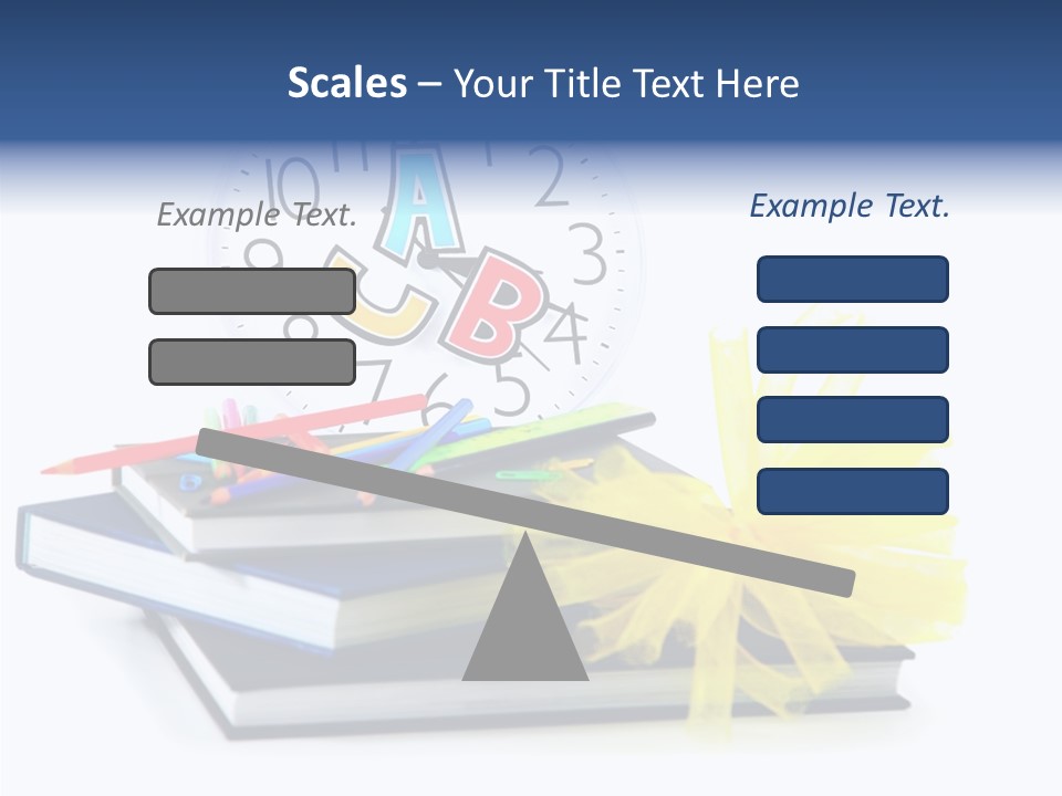 Isolated Pencil Teacher PowerPoint Template