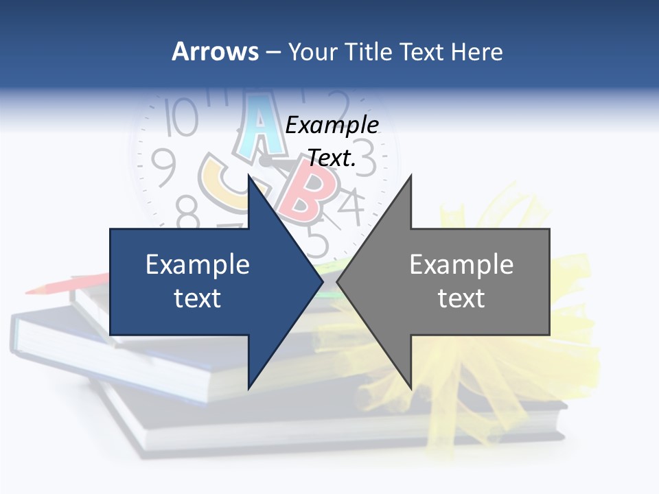 Isolated Pencil Teacher PowerPoint Template