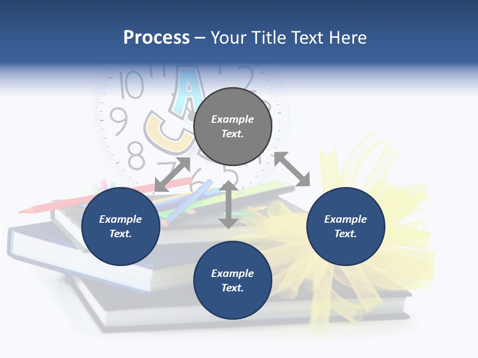Isolated Pencil Teacher PowerPoint Template