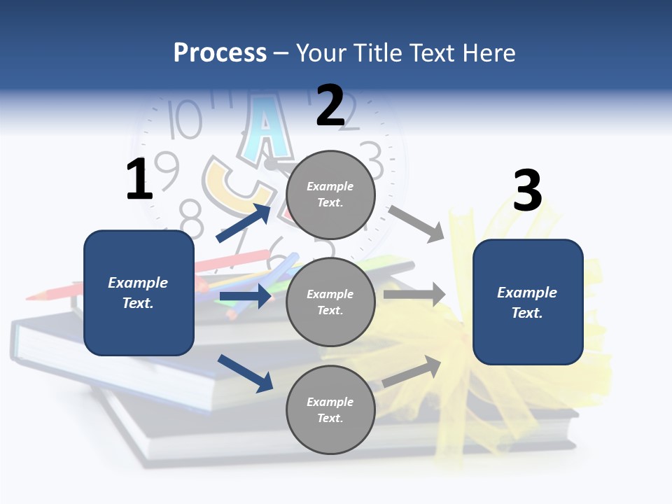 Isolated Pencil Teacher PowerPoint Template