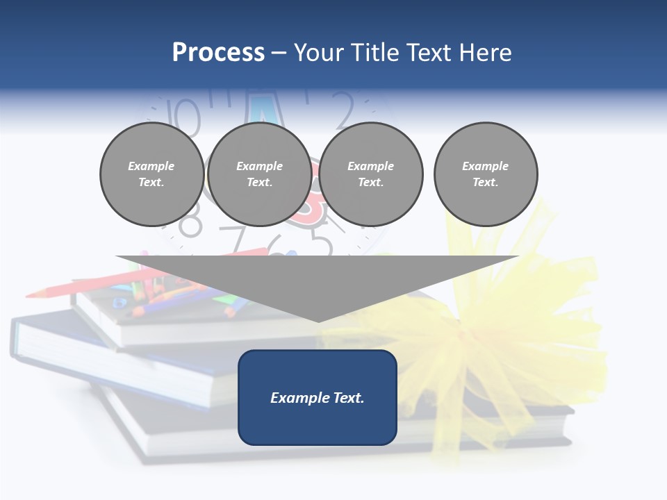 Isolated Pencil Teacher PowerPoint Template