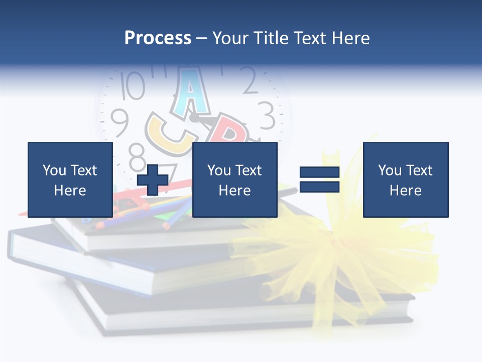 Isolated Pencil Teacher PowerPoint Template