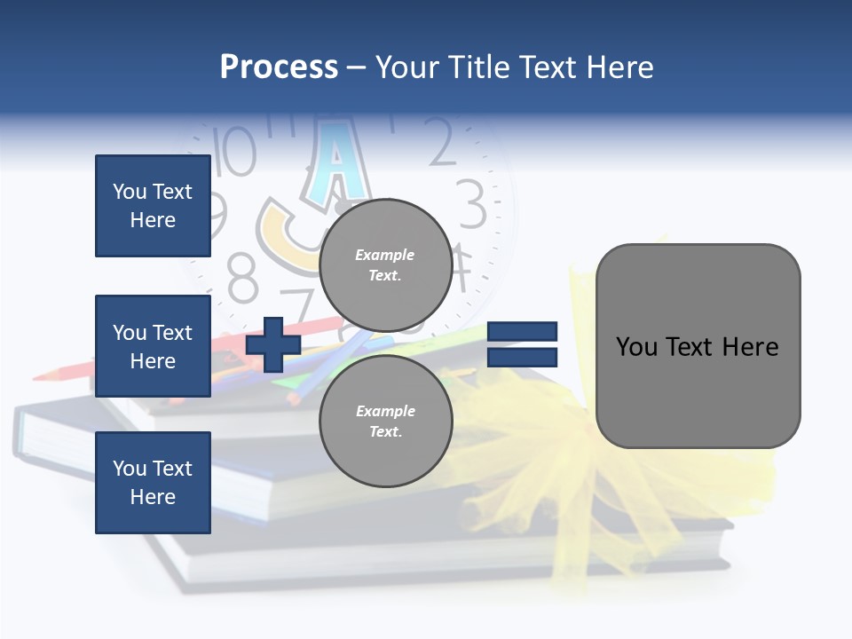 Isolated Pencil Teacher PowerPoint Template