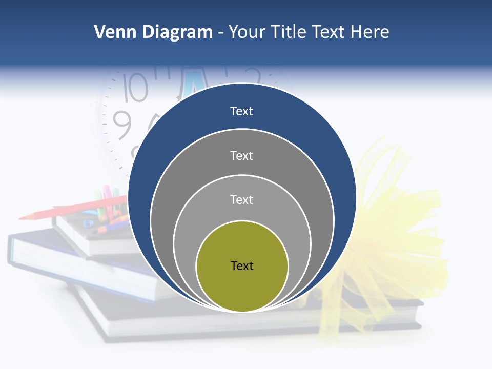 Isolated Pencil Teacher PowerPoint Template