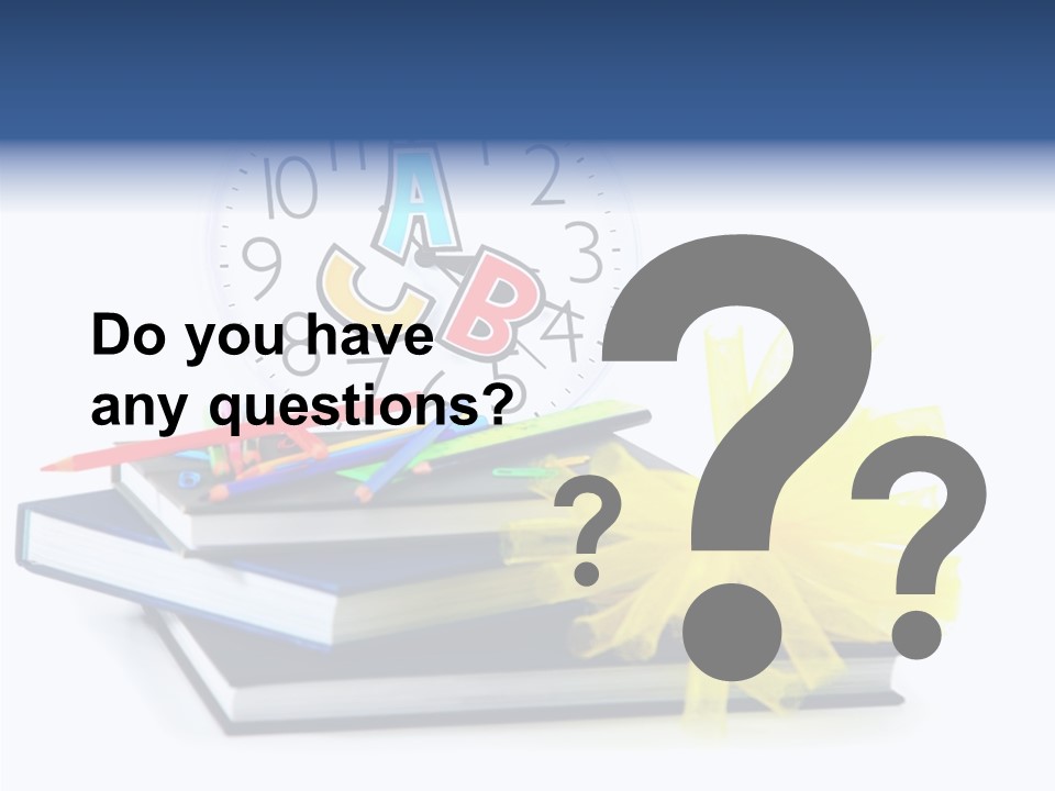 Isolated Pencil Teacher PowerPoint Template