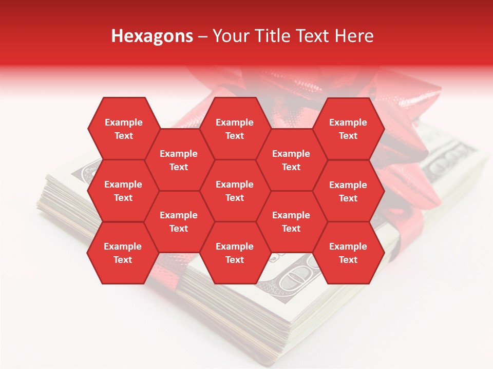 Christmas Bonus White PowerPoint Template