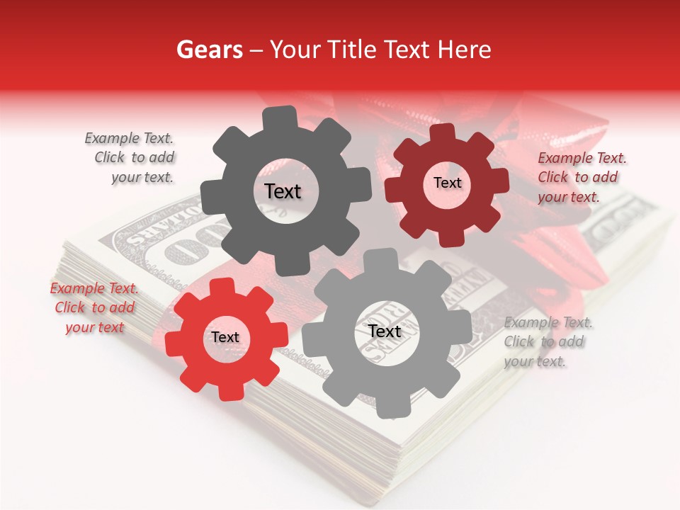 Christmas Bonus White PowerPoint Template