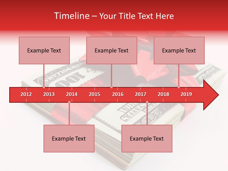 Christmas Bonus White PowerPoint Template