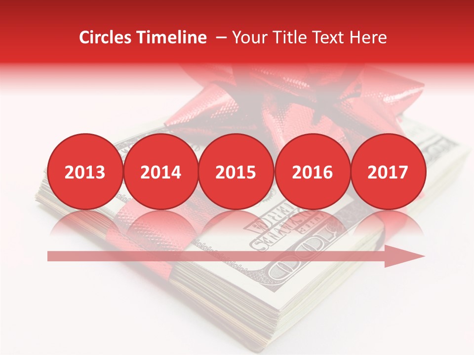 Christmas Bonus White PowerPoint Template