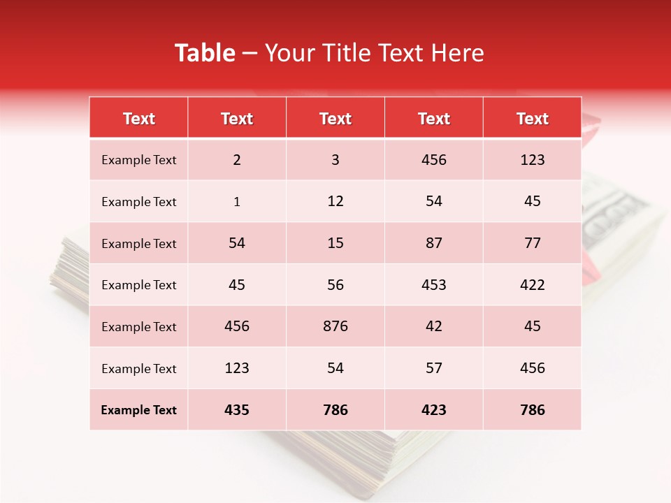 Christmas Bonus White PowerPoint Template