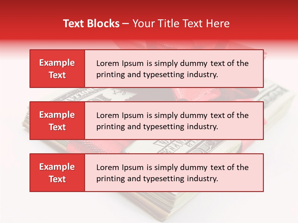 Christmas Bonus White PowerPoint Template