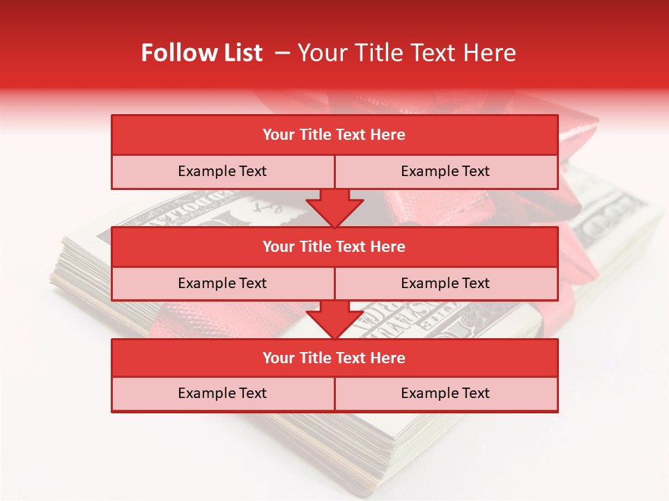 Christmas Bonus White PowerPoint Template