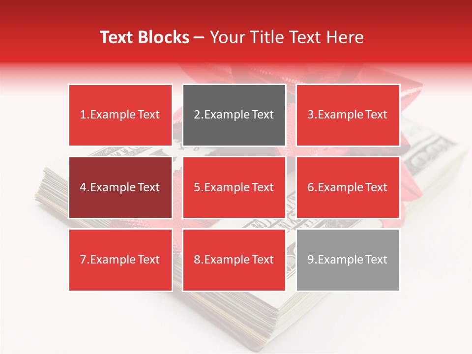 Christmas Bonus White PowerPoint Template