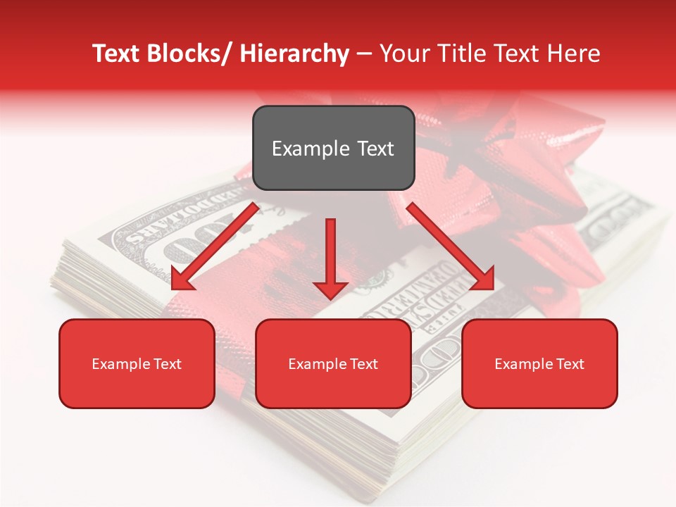 Christmas Bonus White PowerPoint Template