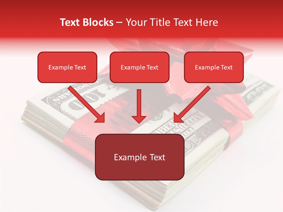 Christmas Bonus White PowerPoint Template