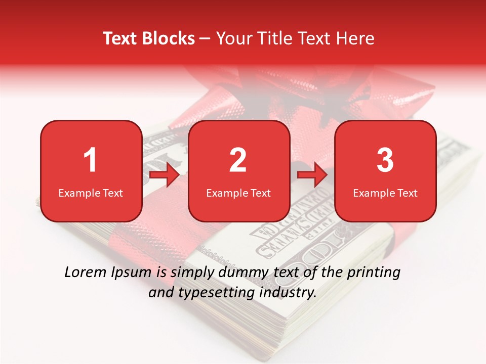 Christmas Bonus White PowerPoint Template
