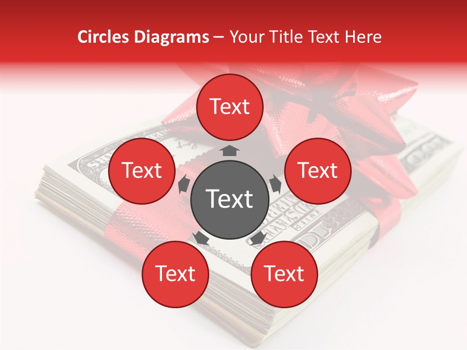 Christmas Bonus White PowerPoint Template