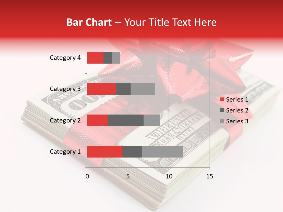 Christmas Bonus White PowerPoint Template