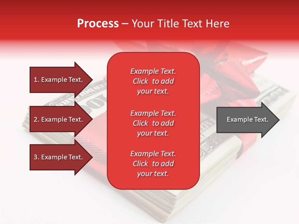 Christmas Bonus White PowerPoint Template