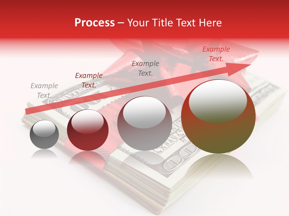 Christmas Bonus White PowerPoint Template
