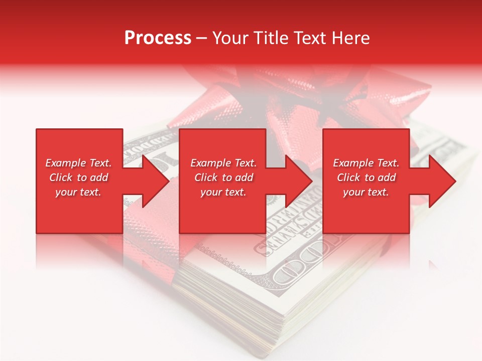 Christmas Bonus White PowerPoint Template