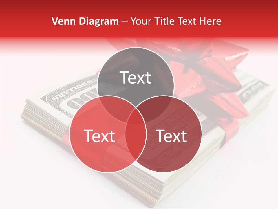 Christmas Bonus White PowerPoint Template