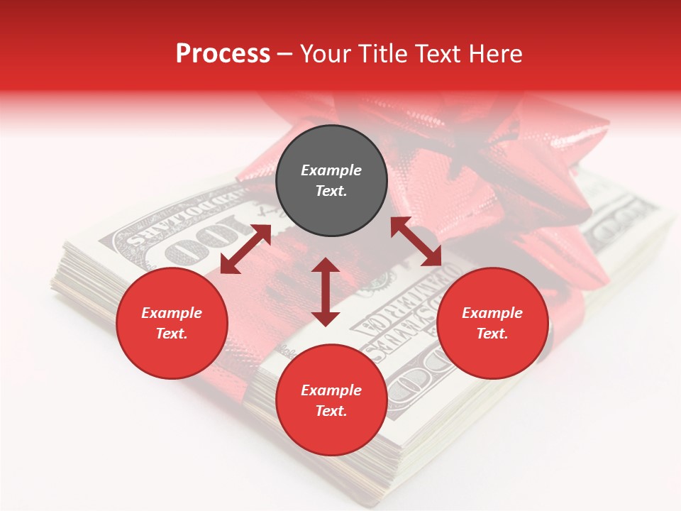 Christmas Bonus White PowerPoint Template