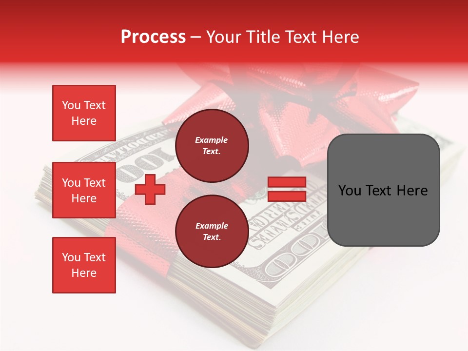 Christmas Bonus White PowerPoint Template