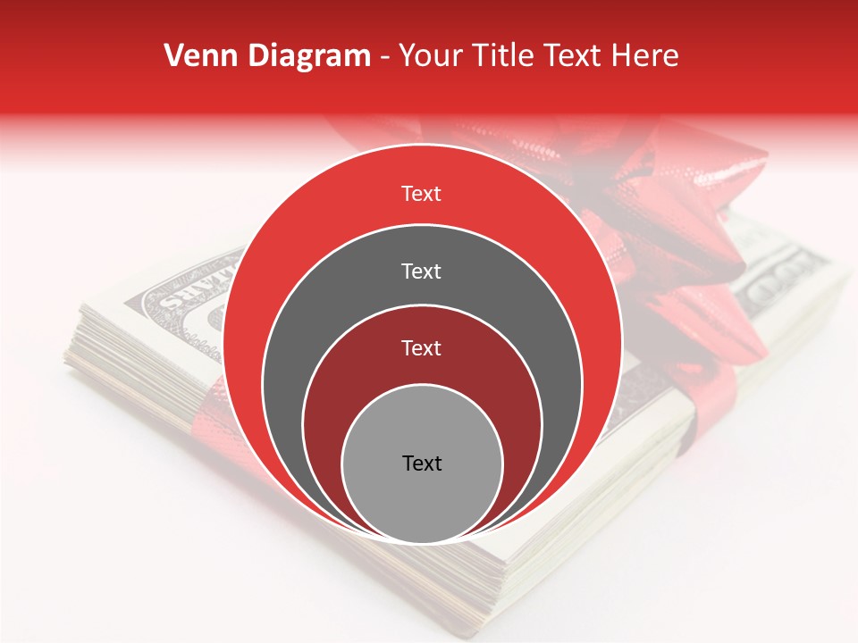 Christmas Bonus White PowerPoint Template