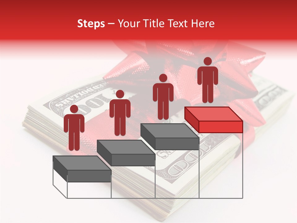 Christmas Bonus White PowerPoint Template