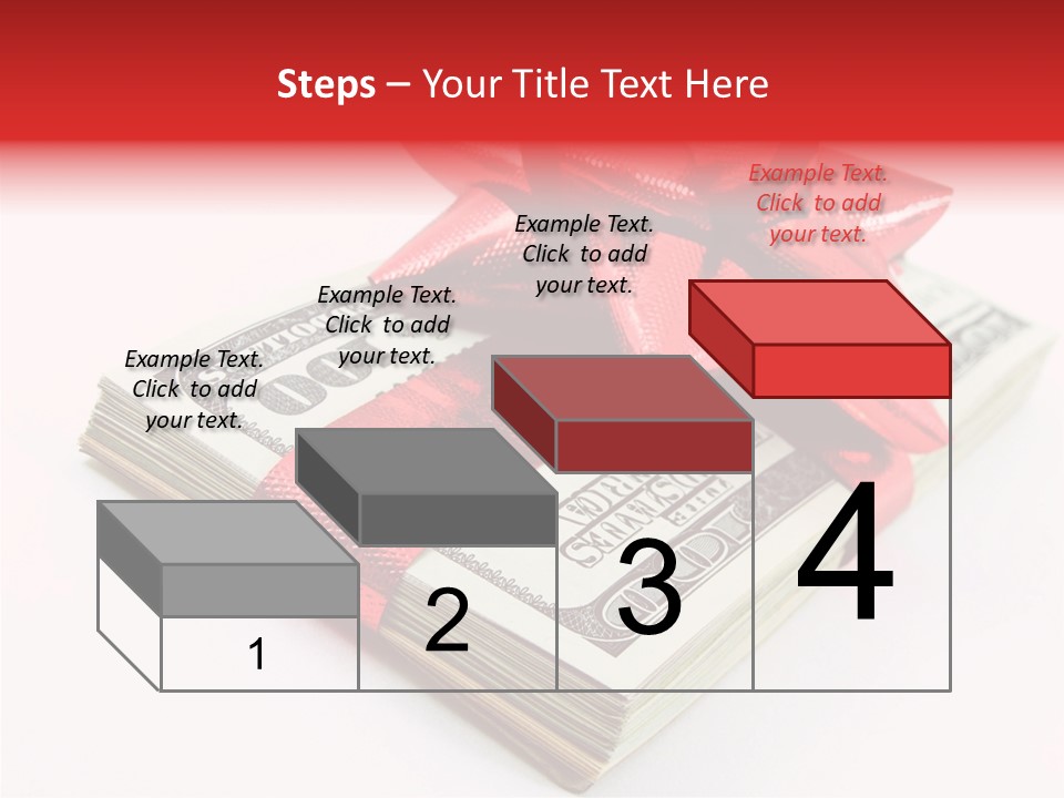 Christmas Bonus White PowerPoint Template
