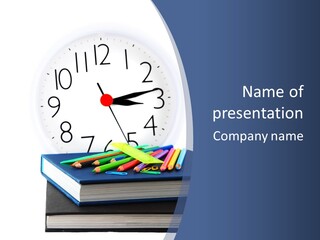 Pupil Classroom Time PowerPoint Template