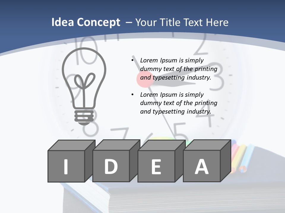 Pupil Classroom Time PowerPoint Template