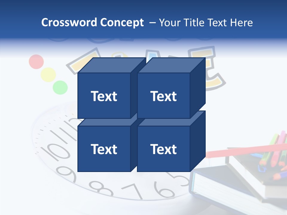 Educate Paper Clip Read PowerPoint Template