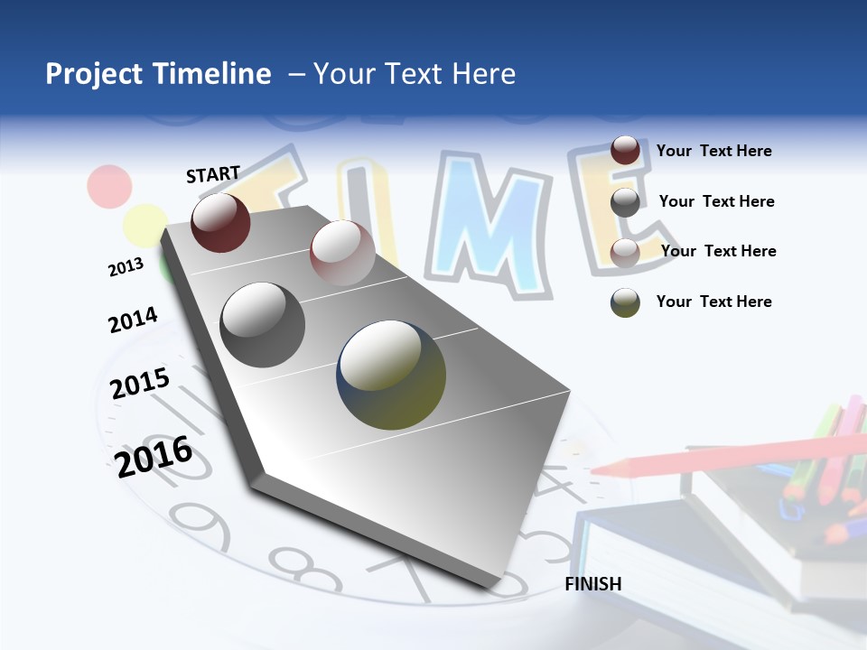 Educate Paper Clip Read PowerPoint Template