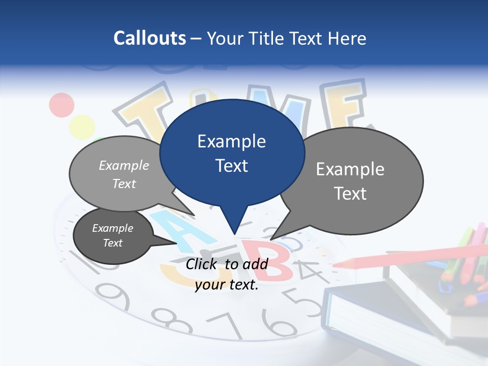 Educate Paper Clip Read PowerPoint Template