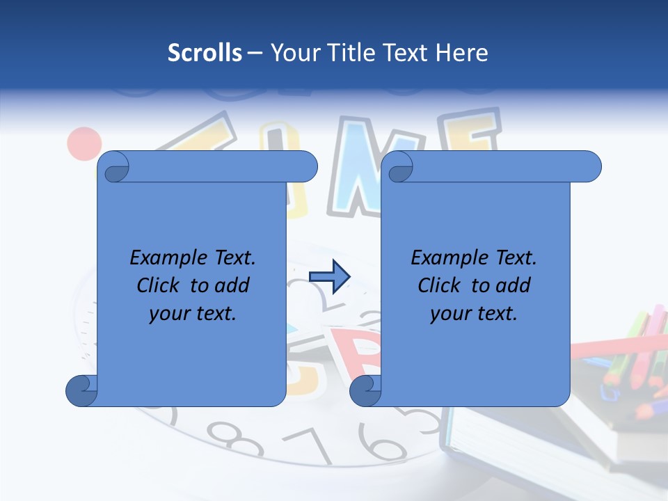Educate Paper Clip Read PowerPoint Template