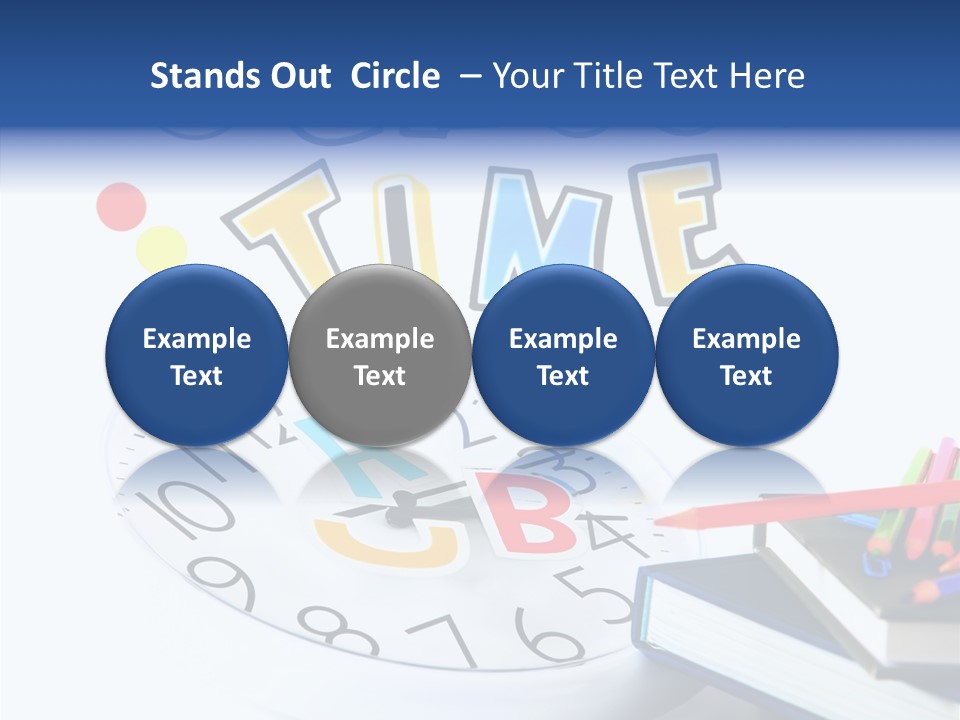 Educate Paper Clip Read PowerPoint Template