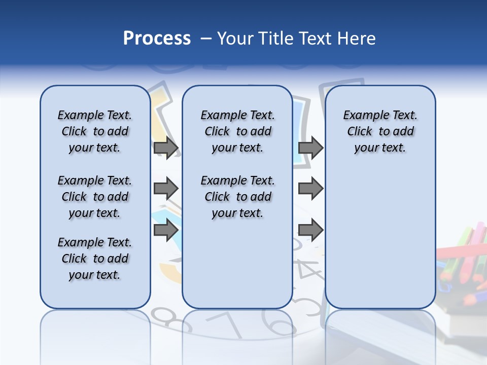Educate Paper Clip Read PowerPoint Template