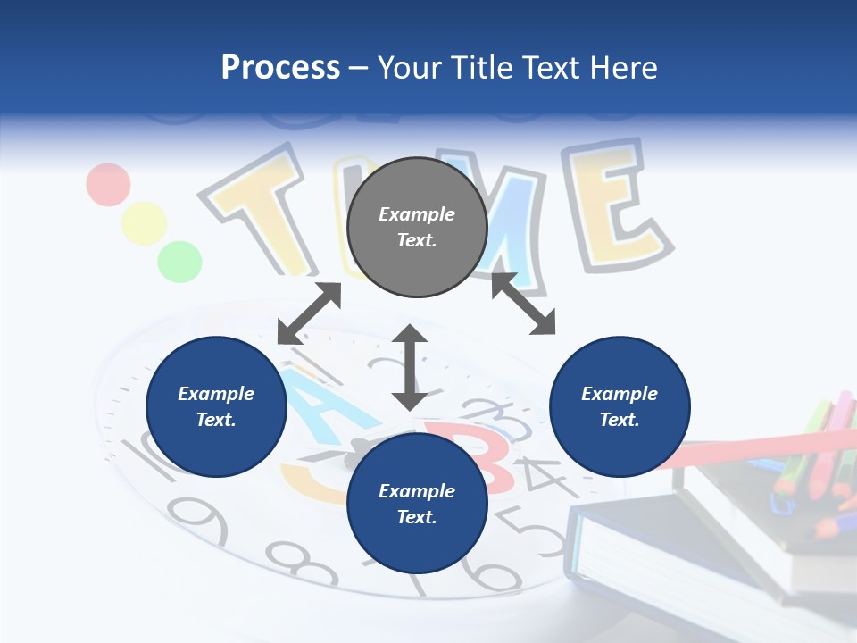 Educate Paper Clip Read PowerPoint Template