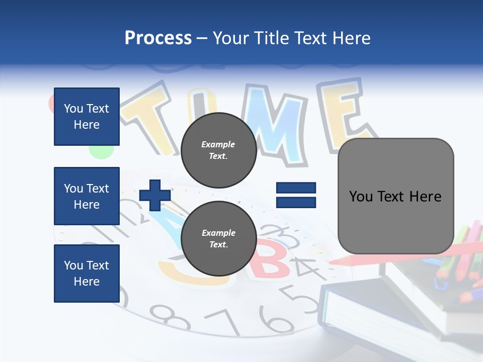 Educate Paper Clip Read PowerPoint Template