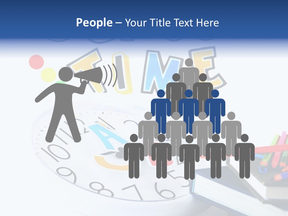 Educate Paper Clip Read PowerPoint Template