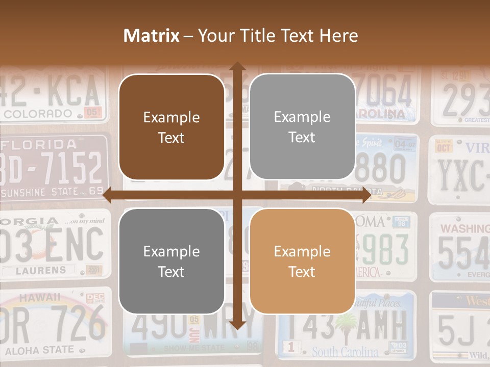 Colorado Transportation Headlight PowerPoint Template