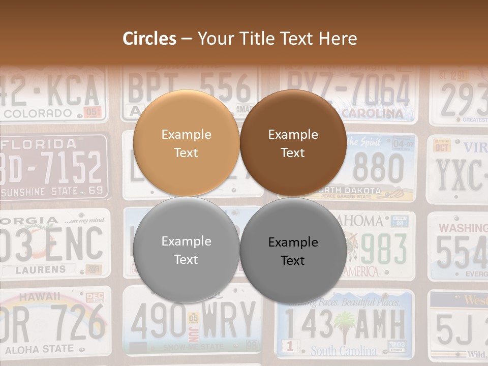Colorado Transportation Headlight PowerPoint Template