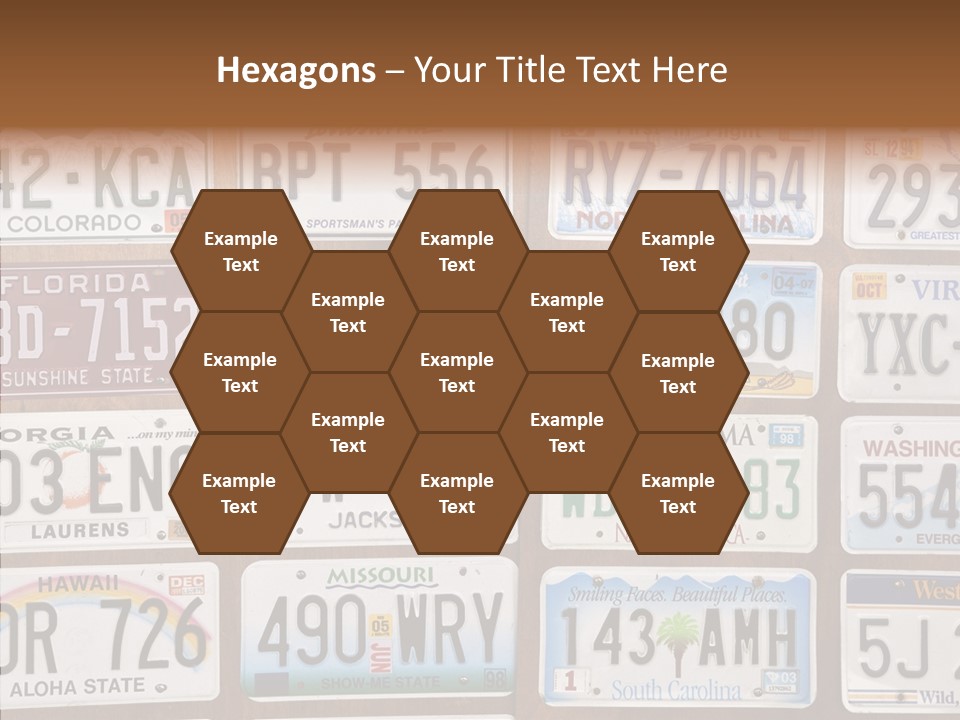 Colorado Transportation Headlight PowerPoint Template