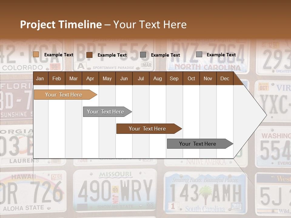 Colorado Transportation Headlight PowerPoint Template